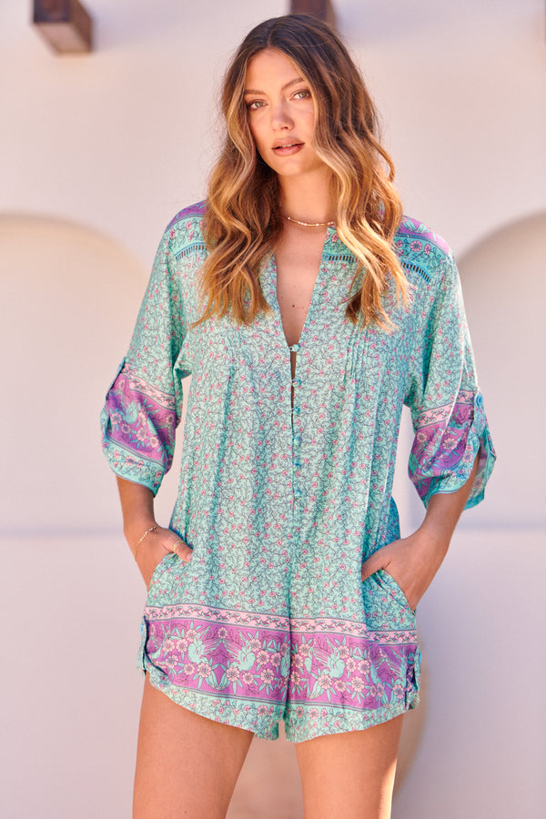 Brinley Playsuit - Lover Birds