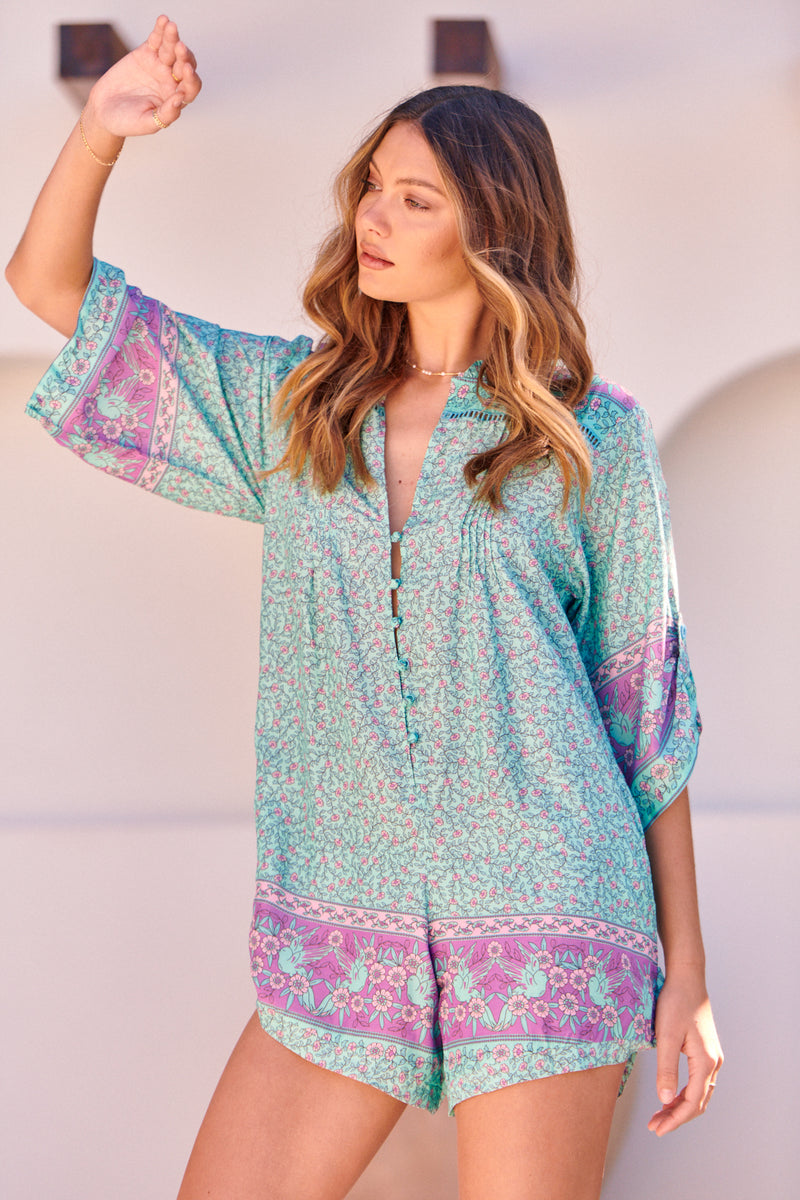 Brinley Playsuit - Lover Birds