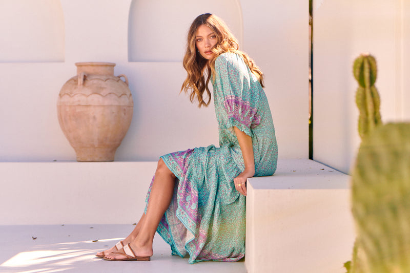 Woods Maxi Dress - Lover Birds