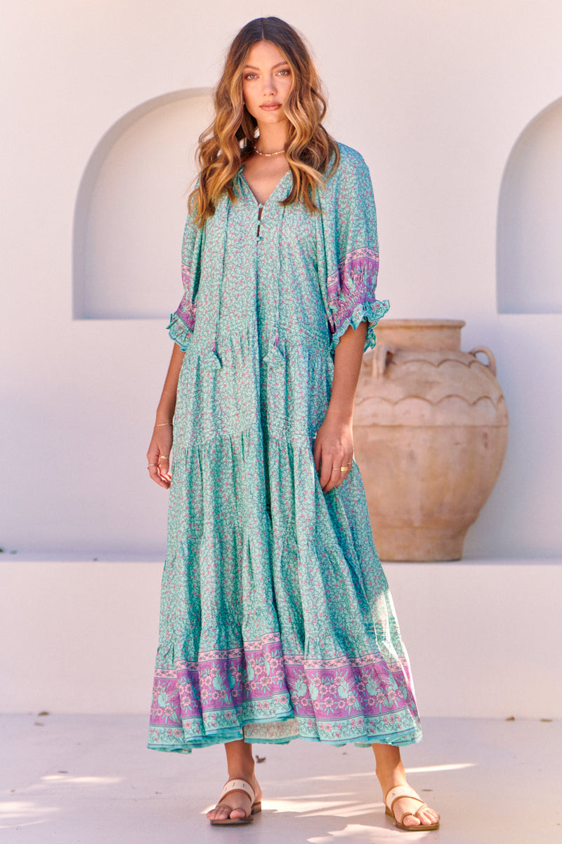 Woods Maxi Dress - Lover Birds