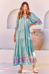 Woods Maxi Dress - Lover Birds