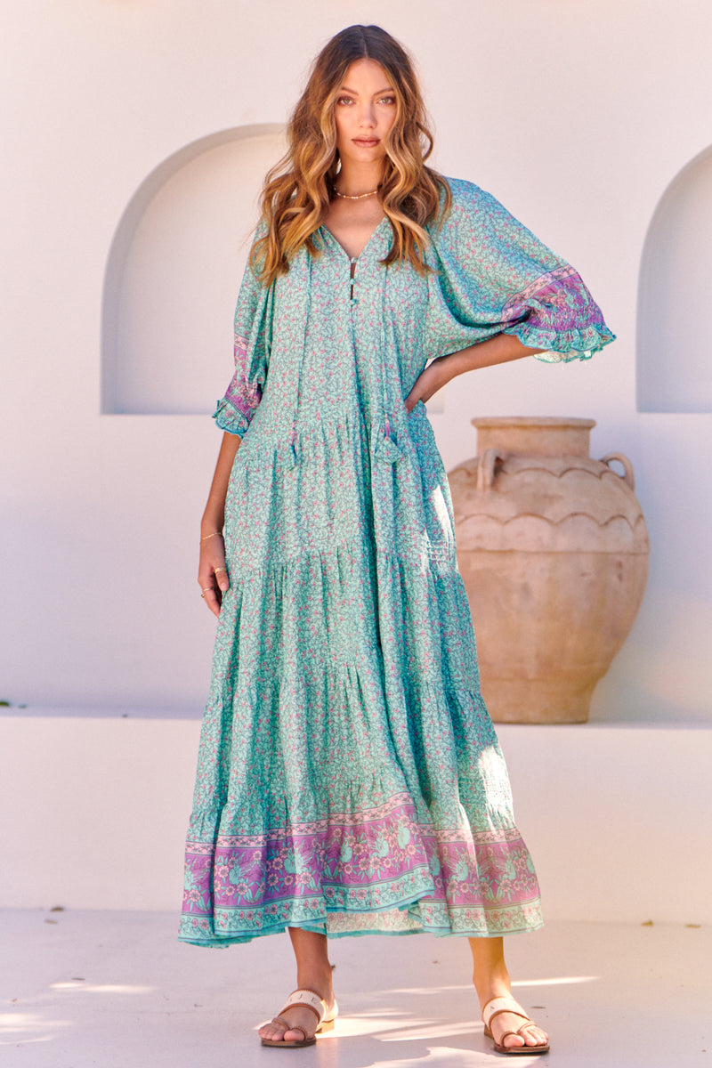 Woods Maxi Dress - Lover Birds