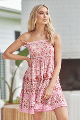 Rena Mini Dress - Azalea