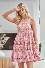 Rena Mini Dress - Azalea