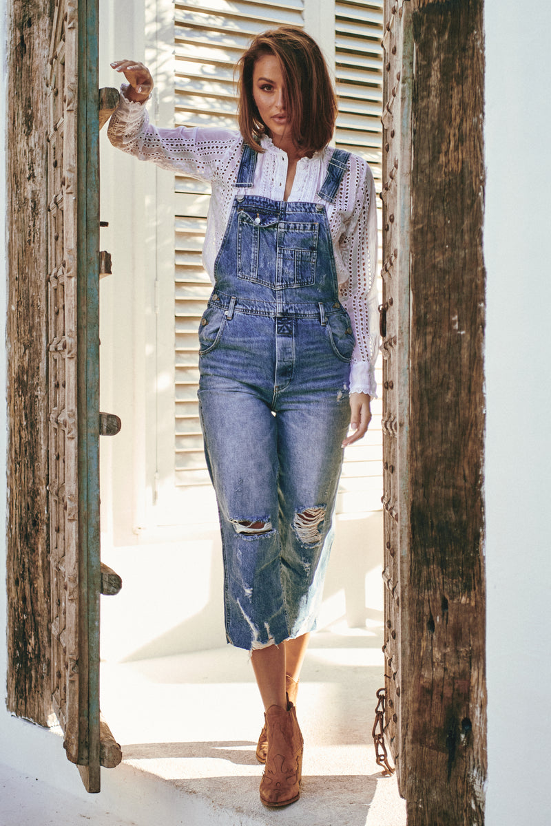 Baggy BF Overall - Dutchess Blue