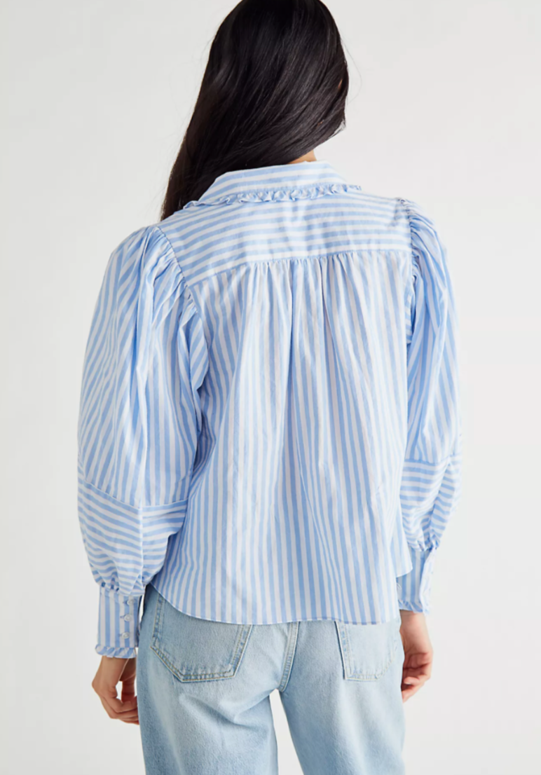 Bexley Stripe Top - Blue Combo