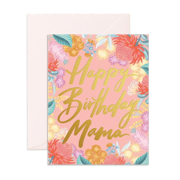 Birthday Mama Greeting Card