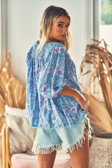 Rue Top -  Blue Avalon