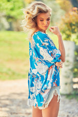 Chloe Top - Blue Iris
