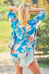 Chloe Top - Blue Iris