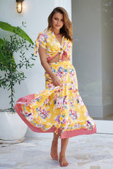 Vela Maxi Skirt - Buttercup