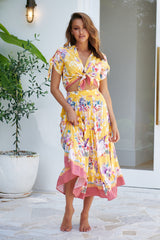 Vela Maxi Skirt - Buttercup