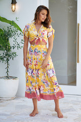Vela Maxi Skirt - Buttercup