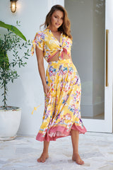 Vela Maxi Skirt - Buttercup