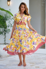 Vela Maxi Skirt - Buttercup