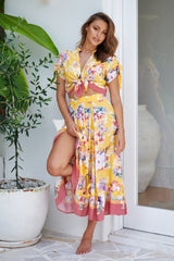 Vela Maxi Skirt - Buttercup