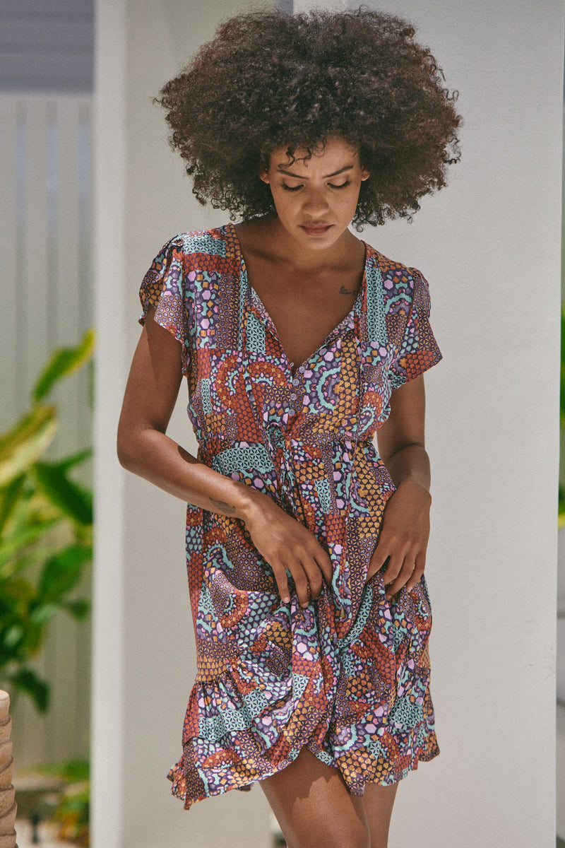 Faithful Mini Dress - Capri