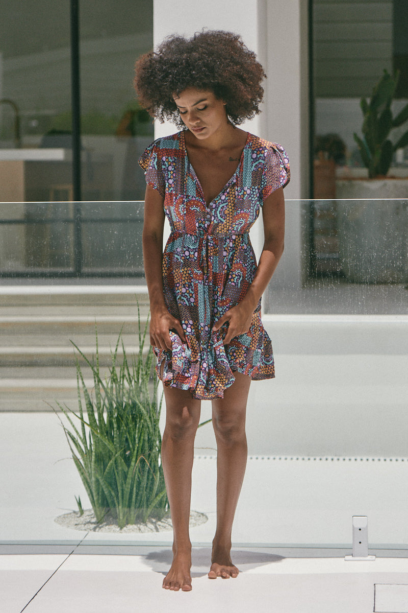 Faithful Mini Dress - Capri