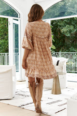 French Dress - Chai