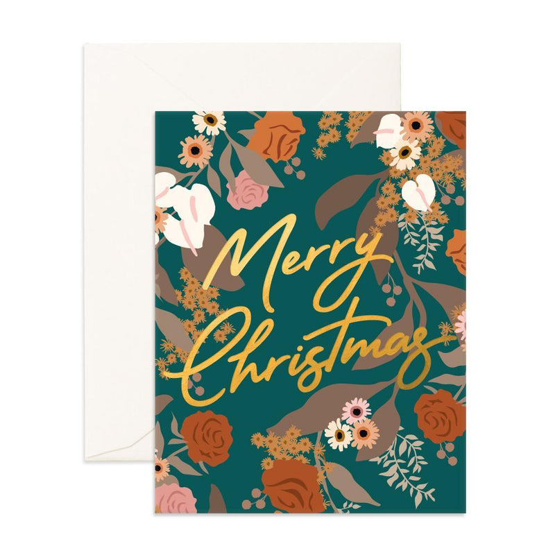 Christmas Garden Greeting Card