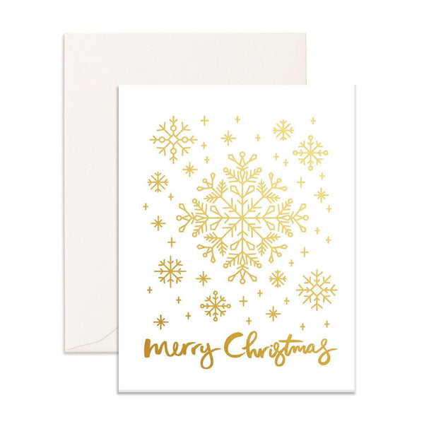 Christmas Snowflakes Greeting Card