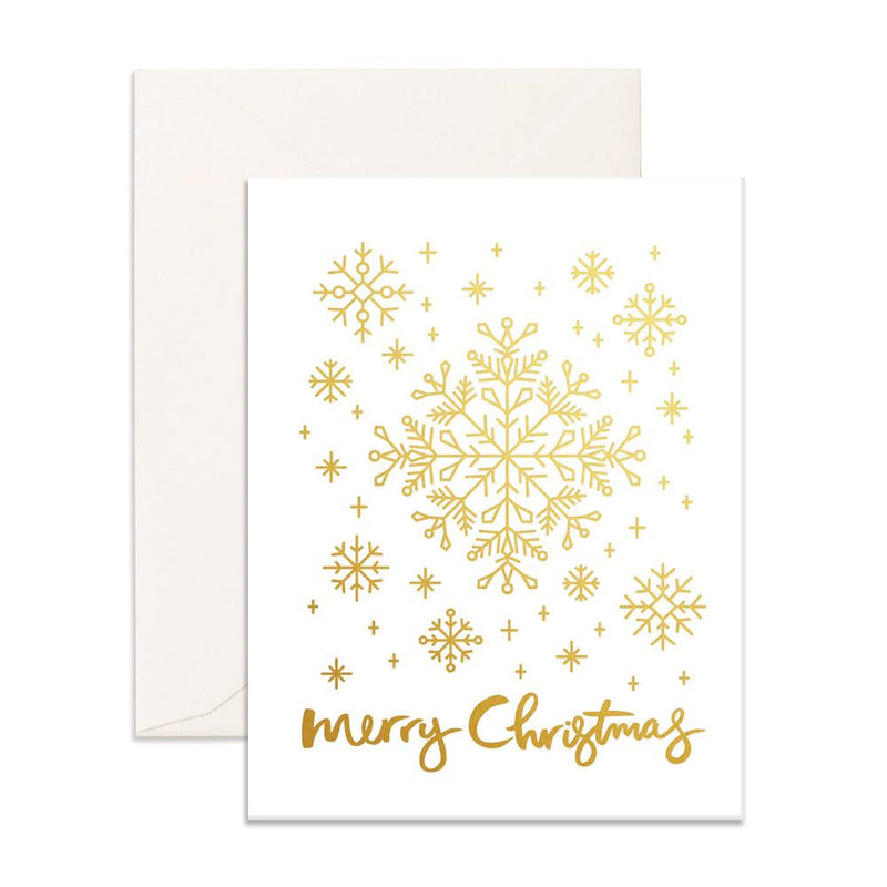 Christmas Snowflakes Greeting Card