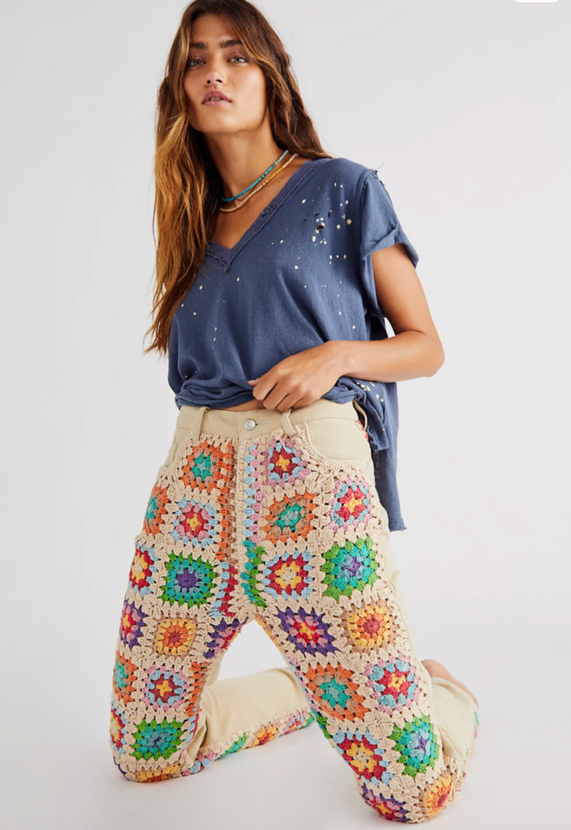 Crochet Zuri Mom Jean