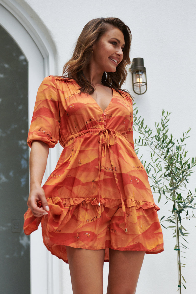 Anika Mini Dress -  Desert Dreaming
