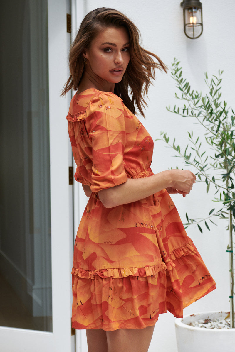 Anika Mini Dress -  Desert Dreaming