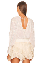 Lucky me Lace Top - Free People