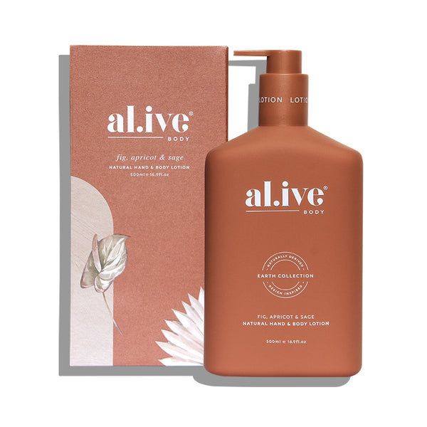 Natural Hand & Body Lotion - Fig, Apricot & Sage