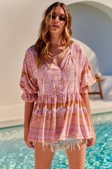 Pia Tunic - Flamingo Wonderland Pink