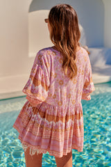 Pia Tunic - Flamingo Wonderland Pink