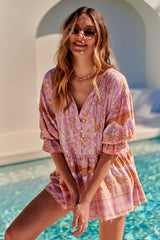 Pia Tunic - Flamingo Wonderland Pink
