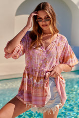 Pia Tunic - Flamingo Wonderland Pink