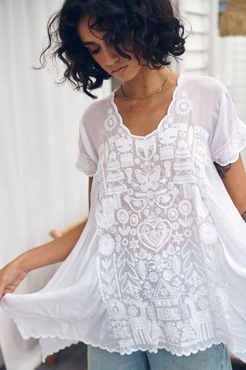 Folk Tunic ~ Johnny Was