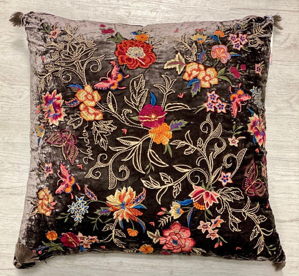 Taline Pillow- Coffee Bean ~ Johnny Was