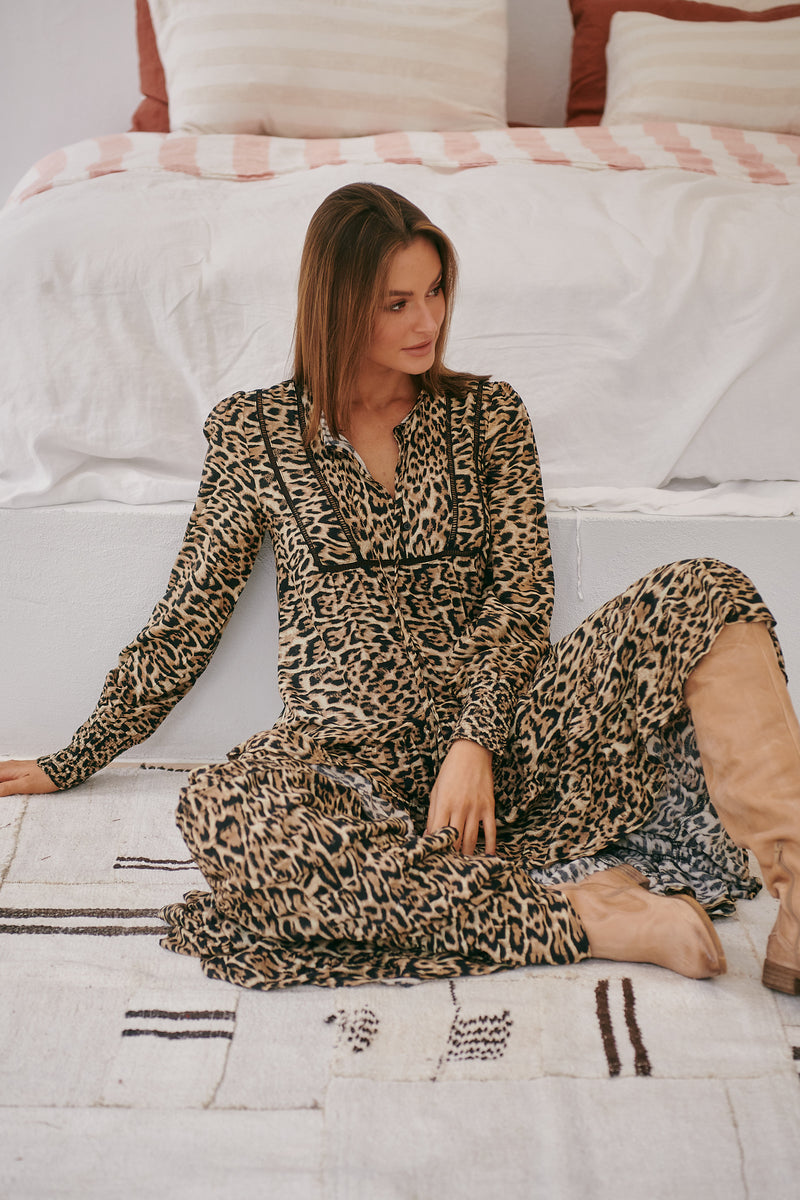 Clyde Maxi Dress - Jaguar