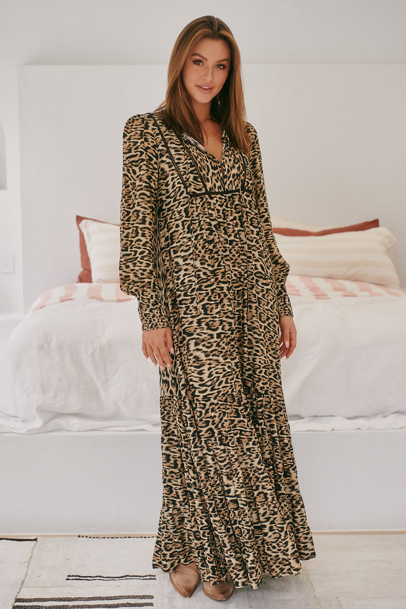 Clyde Maxi Dress - Jaguar