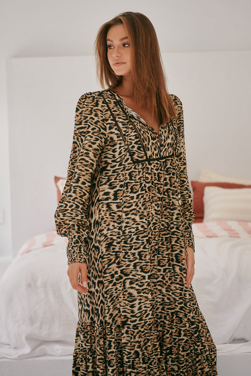 Clyde Maxi Dress - Jaguar