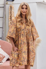 Jemima Dress - Mustard Jungle Book