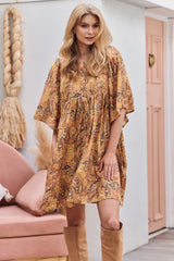 Jemima Dress - Mustard Jungle Book
