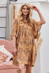 Jemima Dress - Mustard Jungle Book