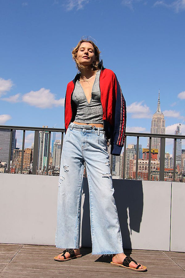 Kinsey Crop Jean - True Blue