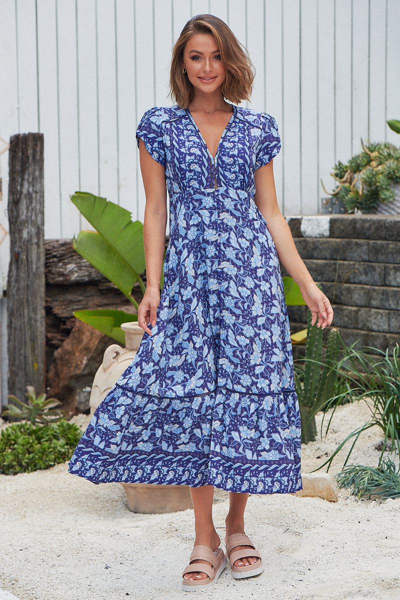 Shirley Maxi Dress - Waves
