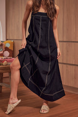 Desert Hearts Apron Dress- Black ~ Free People