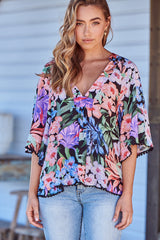 Gabriella Top - Midnight Tropics