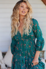 Tae Maxi Dress - Evergreen