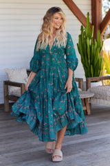Tae Maxi Dress - Evergreen