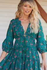 Tae Maxi Dress - Evergreen